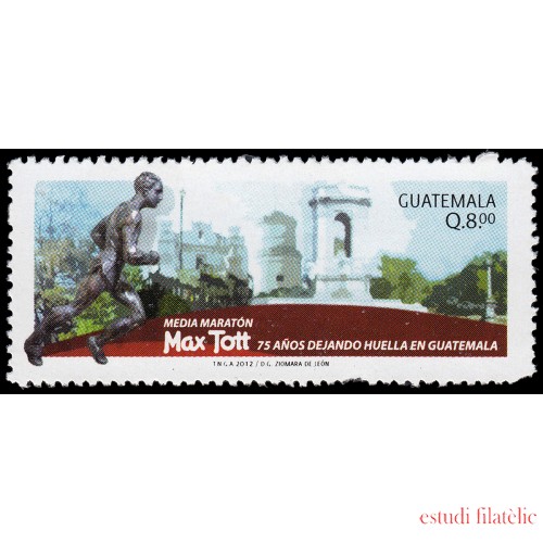 Guatemala 660 2012 75 años media maratón Max Tott MNH