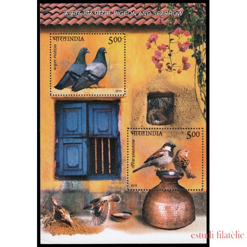 India HB 81 2010 Fauna Pájaros MNH