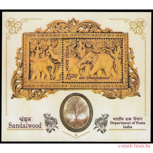 India HB 38 2006 Protección del sándalo MNH