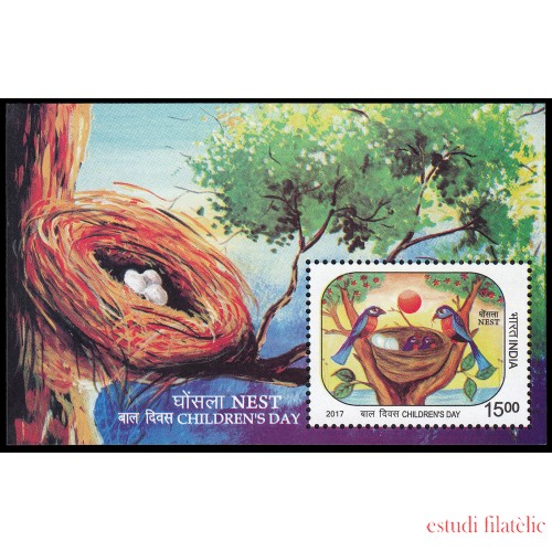 India HB 164 2017 Día de la infancia MNH