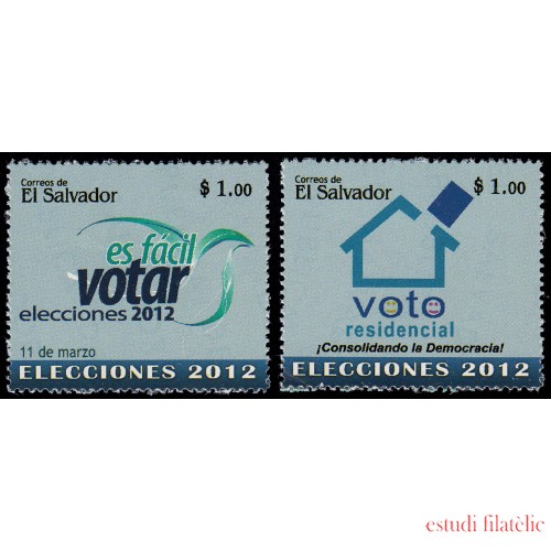 El Salvador 1829/30 2012 Elecciones 2012 Voto MNH 