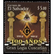 El Salvador 1835 2012 Gran Logia Cuscatlán MNH