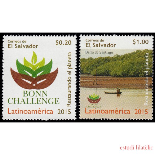 El Salvador 1859/60 2015 Restaurando el planeta MNH