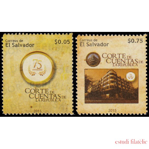 El Salvador 1864/65 2015 Corte de Cuentas de la República MNH