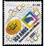 El Salvador 1867 2015 168 años de Correos MNH