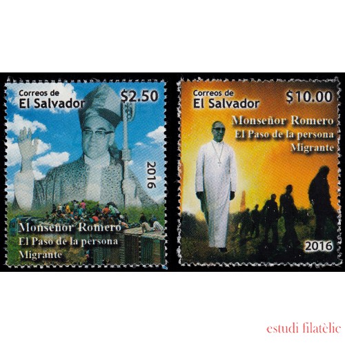 El Salvador 1871/72 2016 Monseñor Romero el paso de la persona migrante MNH