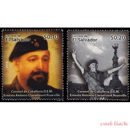 El Salvador  1874/75 2016 Coronel de Caballería Ernesto Antonio Claramount MNH