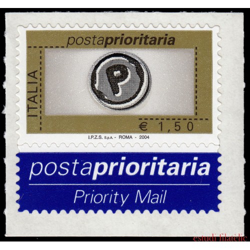 Italia Italy 2701 2004 Correo urgente Autoadhesivo