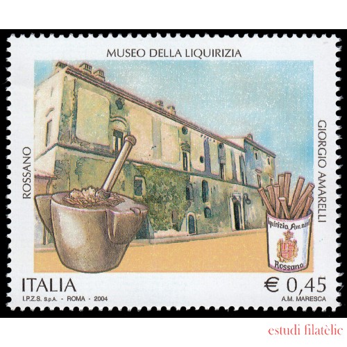 Italia Italy 2703 2004 Museo del regaliz Giorgio Amarelli MNH