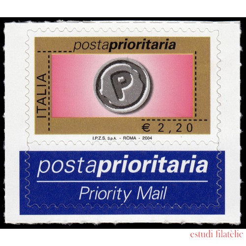 Italia Italy 2728 2004 Correo urgente Autoadhesivo