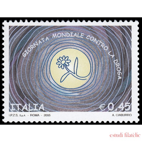 Italia Italy 2794 2005 Día mundial contra la droga MNH