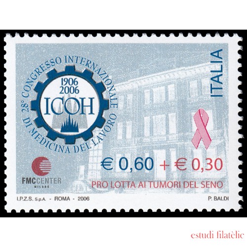 Italia Italy 2844 2006 XXVIII Congreso internacional de medicina de trabajo MNH