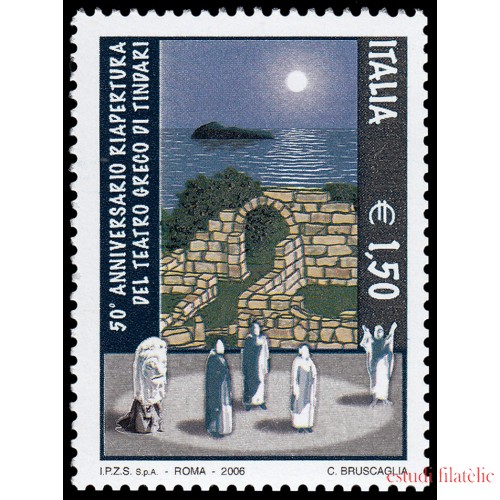 Italia Italy 2882 2006 50 aniv. Reapertura Teatro Griego de Tindari MNH