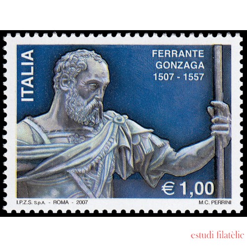 Italia Italy 2910 2007 Personalidades Ferrante Gonzaga MNH