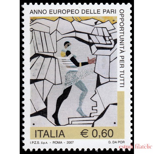 Italia Italy 2916 2007 Año Europeo de la igualdad de oportunidades para todos MNH