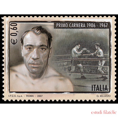 Italia Italy 2952 2007 Personalidades Deporte Primo Carnera MNH