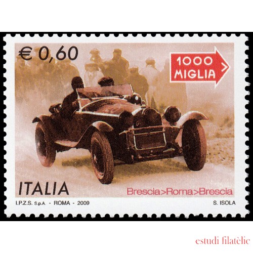 Italia Italy 3060 2009 Deporte Carrera automobilística 1000 millas MNH