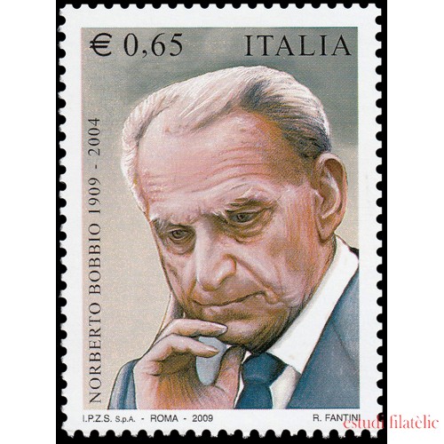 Italia Italy 3093 2009 Personalidades Norberto Bobbio, Historiador MNH