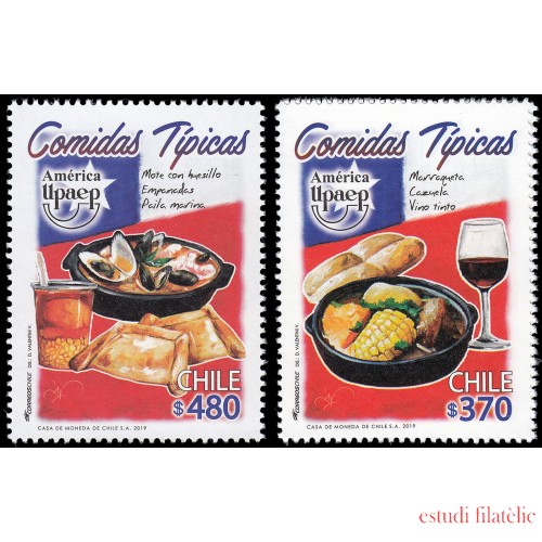 Upaep Chile 2019 Platos tradicionales MNH