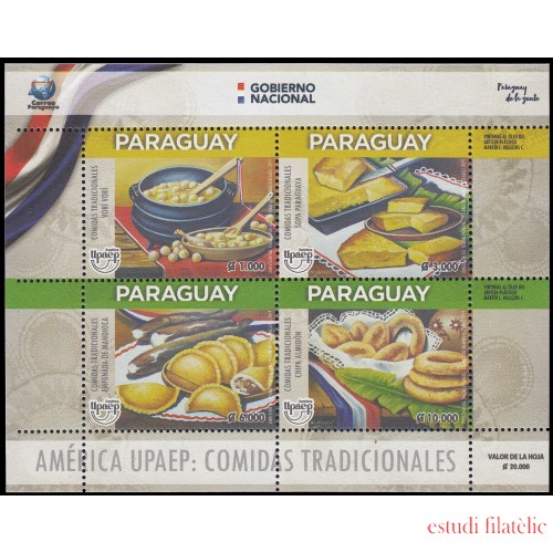 Upaep Paraguay 2019 Comida tradicional MNH