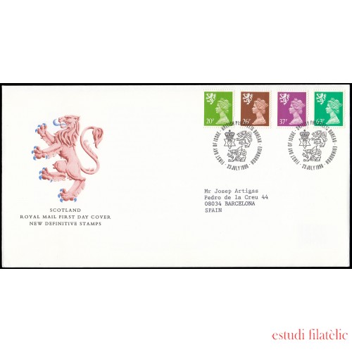 Gran Bretaña 1893/04 (de la serie) 1996 SPD FDC Serie Reina Isabel II Sobre primer día Philatelic Bureau