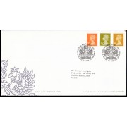 Gran Bretaña 2637/39 2005 SPD FDC Serie Reina Isabel II Sobre primer día Tallent