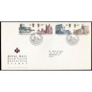 Gran Bretaña 1615/18 1992 SPD FDC Castillos Británicos Sobre primer día Windsor