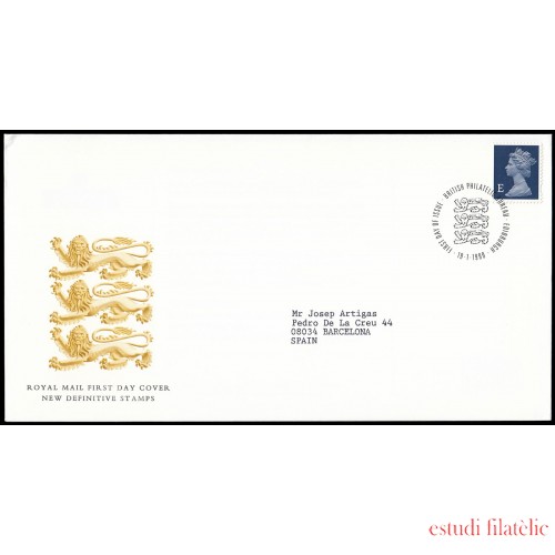 Gran Bretaña 2074 1999 SPD FDC Serie Reina Isabel II Sobre primer día Philatelic Bureau