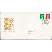 Gran Bretaña 1200/01 1984 SPD FDC Serie Reina Isabel II Sobre primer día Philatelic Bureau