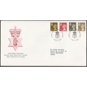 Gran Bretaña 1718/29 (de la serie) 1993 SPD FDC Serie Reina Isabel II Irlanda del Norte Sobre primer día Belfast