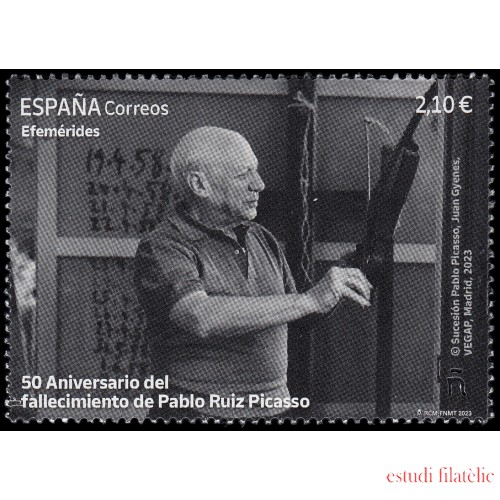 España Spain 5666 2023 Efemérides 50 aniv. del fallecimiento de Pablo Ruiz Picasso MNH