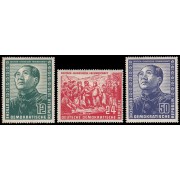 Alemania Oriental 38/40 1951 Amistad germano-china Mao MH