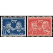 Alemania Oriental 48/49 1951 Mes de la amistad germano-soviética MH