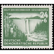 Alemania Oriental 169 1954 A favor de las víctimas de las inundaciones MH