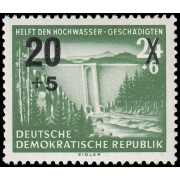 Alemania Oriental 184 1955 En favor de las víctimas de inundaciones MH