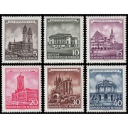 Alemania Oriental 229/34 1955 Edificios históricos MH