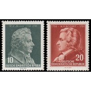 Alemania Oriental 235/36 1956 Bicentenario de Mozart MH