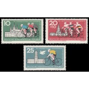 Alemania Oriental 599/01 1962 15º Carrera internacional por la paz MNH