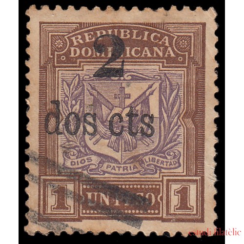 Rep. Dominicana 118 1904 Sellos de 1901 con sobrecarga Usados