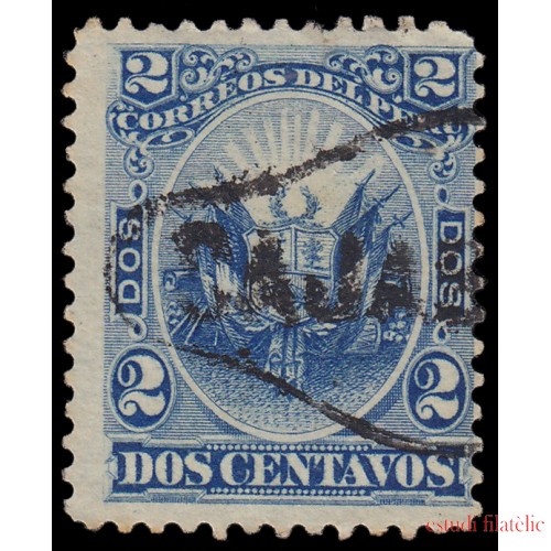 Perú Ancachs 6a 1884 Sellos de 1874-84 con sobrecarga Usado