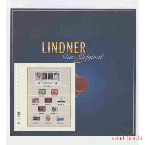 Hojas de Sellos Lindner 600-19-2023 Naciones Unidas Nueva York 2023