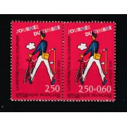 France Francia 2793a 1993 Día del sello Cartero en bicicleta MNH