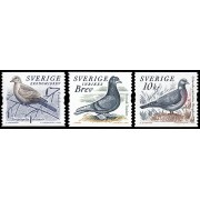 Suecia Sweden 2394/96 2004 Fauna Pájaros Palomas MNH