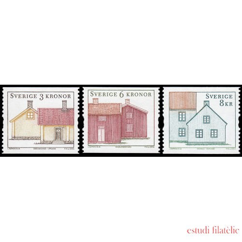 Suecia Sweden 2397/99 2004 Arquitectura Casas tradicionales MNH