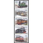 Suecia Sweden 2493/97 2006 150 aniv. del ferrocarril en Suecia MNH