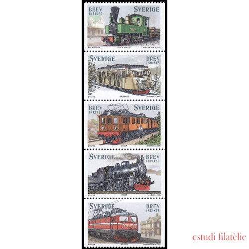 Suecia Sweden 2493/97 2006 150 aniv. del ferrocarril en Suecia MNH