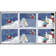 Suecia Sweden  C2653 2008 Las alegrías de la nieve Carnet MNH