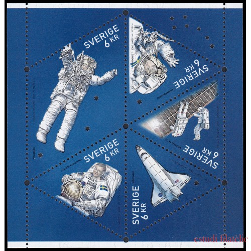 Suecia Sweden 2696/00 2009 Personalidades Christer Fuglesang primer astronauta sueco MNH