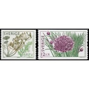 Suecia Sweden  2701/02 2009 Especias eneldo y cebollino MNH