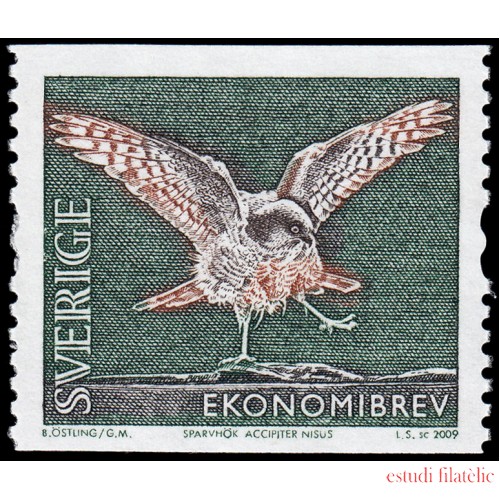 Suecia Sweden 2682 2009 Fauna Halcón europeo MNH